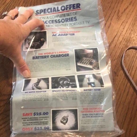 Portable 5” TV 😳 has not been tested as is